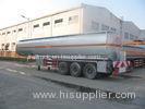 25 to 60 CBM Fuel Tank Truck Trailer Aluminum Alloy Stainless Steel Optional