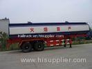 Rounded Tank Truck Trailer Semi Stainless Steel For Liquids Customized