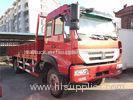 Red EURO II Truck Cargo Heavy Duty 8377x2496x3048mm With Howo 70 Cabin