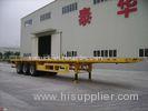 40 Foot High Flat Bed Semi Trailer With 3 Axles For Carry Container Or Cement Bags