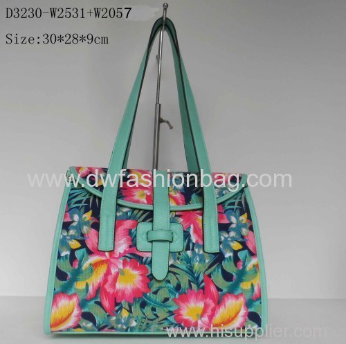 Canvas fabric fashion ladies bag