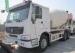 Yellow 290 HP Concrete Mixer Trucks With Mixer Tank 6 Cubic Meters
