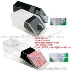 Magic White Cheat Card Dealer Shoe To See The Bar - Codes Sides / Casino Cheating Devices