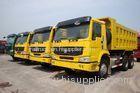 Ten Wheel Tipper Heavy Duty Dump Truck 3 Axle Bottom Thickness 8mm Or 12mm