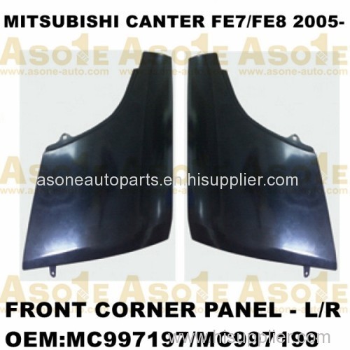 Steel Front Corner Panel for Mits ubishi Canter FE7 FE8 2005-2011 OEM MK997197/MK997198