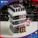 Colorful acrylic rotating lipstick tower