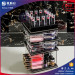 Colorful acrylic rotating lipstick tower