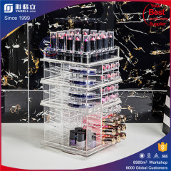 China factory manufacturer acrylic rotating lipstick tower