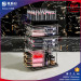 Strong single -sided table top acrylic rotating lipstick tower