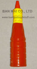 Chili sauce in pet bottle