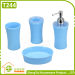 Helix Pattern Simple Candy Color Useful Bathroom Sets