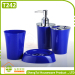 Fashion Bright Color Irregular Metal And Plastic Bathroom Fittings Set