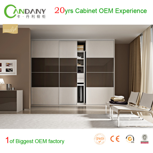 Candany modern wooden sliding wardrobe