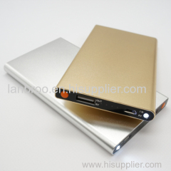 Super Slim Aluminum-alloy Power Bank with LED Light