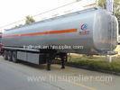 Stable 3 Axles Fuel Tank Truck Trailer With Heavy Duty Landing Gear