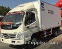 FOTON small refrigerated box trucks 4X2 fiberglass panel for fresh food transport