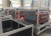 Plastic PVC Tile Twin Extruder Machine / Plastic Extruding Equipment 400kgh