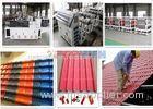 PVC / ASA Glazed Roof Tile Making Machine For Mobile Home Roofing PLC Control
