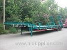 35 Tons Semi Low Bed Trailer With Bogie Suspension High Strength Steel