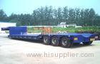 80 Tons Gooseneck Low Bed Semi Trailer For Construction High Performance