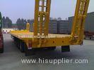Payload Low Bed Semi Trailer Trucks 40T Optional For Transport Customized