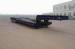 SGS Low Bed Semi Trailer With Air Suspension For Loaders Transportation