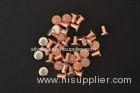 Flat Head Metal Contacts Copper Solid Rivets Tri - Metal For Microswitchs