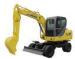 Four Wheel Driven Axle Mini Wheel Excavator High Cost Performance