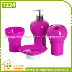 Multi Use Special New Design Bottle Gourd Shape Complete Bathroom Set