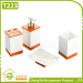 Hot Selling Promotional Plastic Bathroom Sets With Square Shape Design