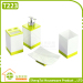 Hot Selling Promotional Plastic Bathroom Sets With Square Shape Design