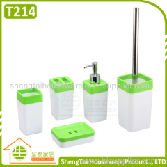 5pcs plastic bathroom set china bathroom accessories