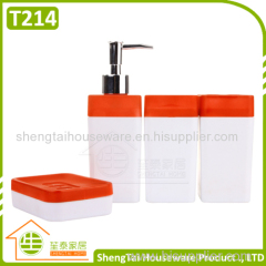 5pcs plastic bathroom set china bathroom accessories