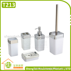 Factory Price Modern White Bathroom Set For Hotel