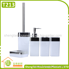 Factory Price Modern White Bathroom Set For Hotel