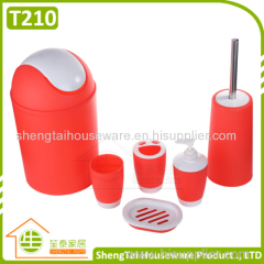 low price swing trash bin bathroom sets accessories