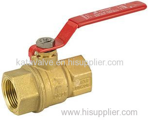 2 Piece Full Port Thread Connection 600WOG Brass Material Ball Valve with Steam Trim