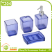 Latest Fashion Transparent Plastic Bathroom Sets