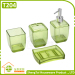 Latest Fashion Transparent Plastic Bathroom Sets