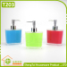 simple design 4 pieces plastic bath accessory set