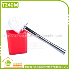 Unique Design Colorful Plastic Stainless Steel Toilet Brush With Long Handle