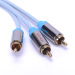 High Quality 2.5mm Male to 3RCA Cable 1.5m 2M