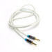 3.5MM Male To Male Cable round white metal connector aux cable