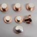 Round Head Electrical Contact Materials Trimetal Rivets For 12V / 24V AC / DC Relays