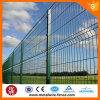 3D Curved Welded Panel Fence With Peach Post