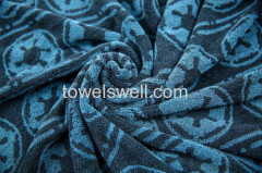 Yarn Dye Jacquard Patterned Bath Towels