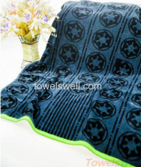 Yarn Dye Jacquard Patterned Bath Towels