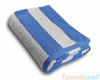 Cotton Striped Bath Towels Ultra Soft Streak Free Durable