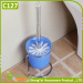 Stainless Steel Bathroom Bowl Cleaning Brush With Holder