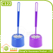 Round Head Plastic Toilet Brush With Holder